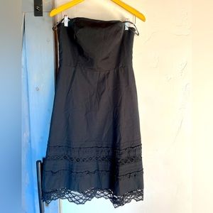 New with tags Little Black strapless dress. Size 8p